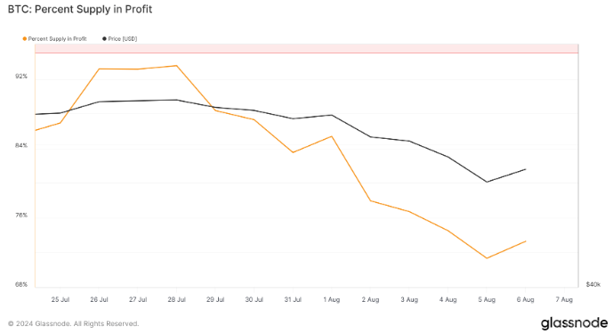 Bitcoin市場動蕩：短期持有者受創嚴重，利潤大&nbsp;圖片