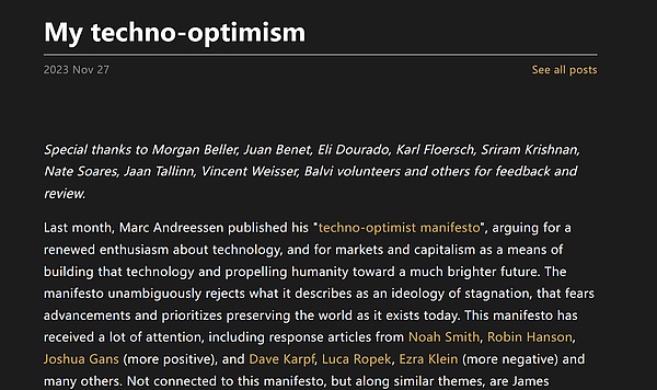 當 Web3 撞上 d/acc：技術加速時代 Crypto 能做些什么？